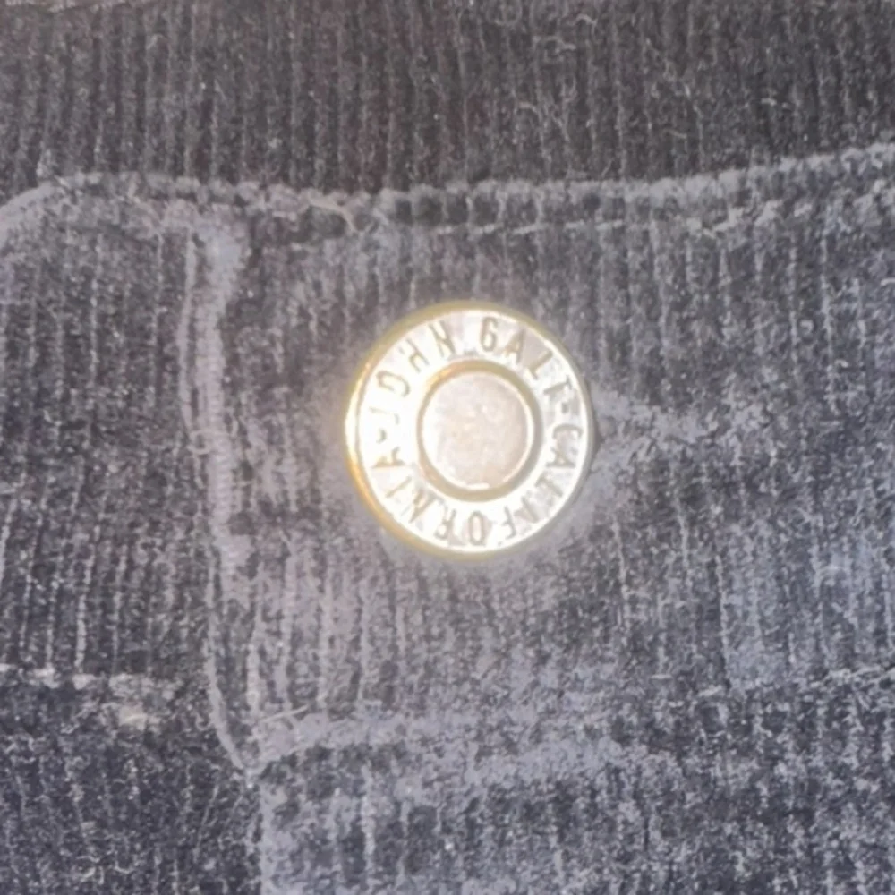 John Galt Brandy Melville Black Corduroy Mini Skirt
